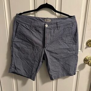 Kenneth Cole Blue Flat Front Shorts
